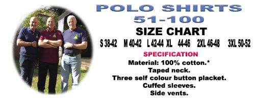 Polo Shirts 51 - 100